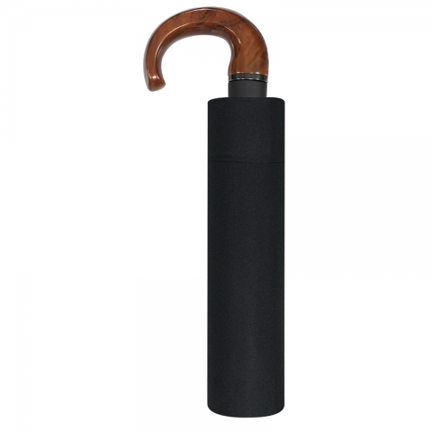 Мъжки чадър Noire Wood със заоблена дръжка