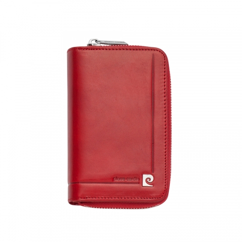 Дамско червено портмоне с лого