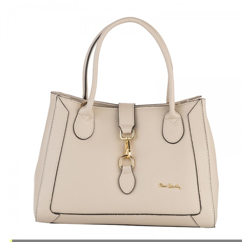 Дамска чанта цвят слонова кост Pierre Cardin, PCL412C