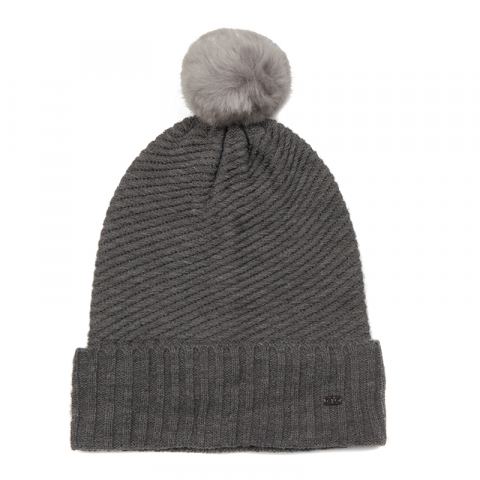 Сива зимна шапка Pierre Cardin