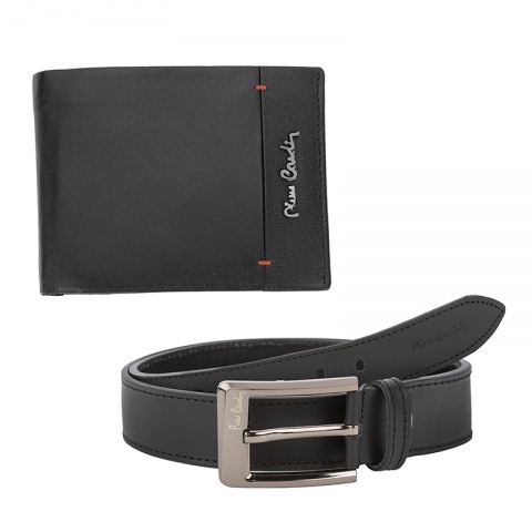 Мъжки комплект портфейл и колан Pierre Cardin, PCS123