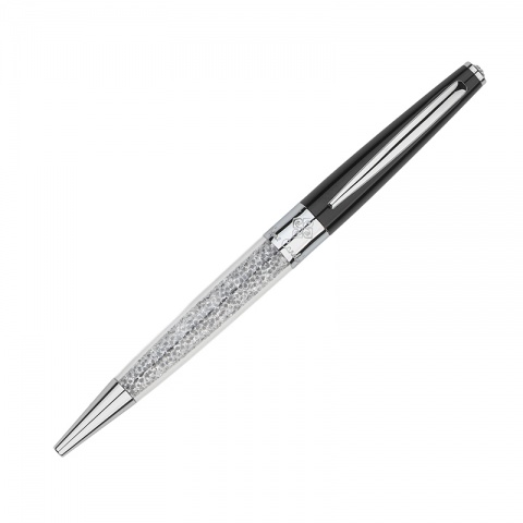 Химикалка Pierre Cardin колекция Crystal - черна, PCT02