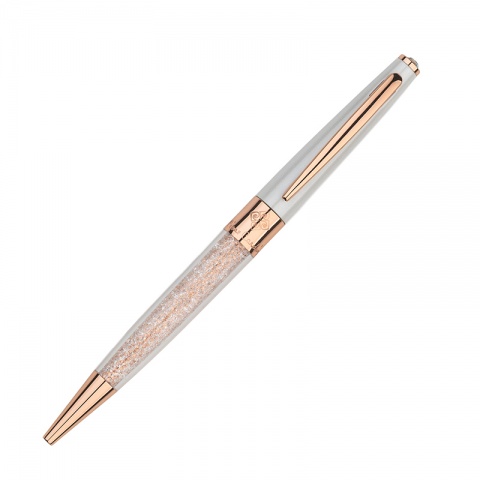 Химикалка Pierre Cardin колекция Crystal - бяла, PCT03