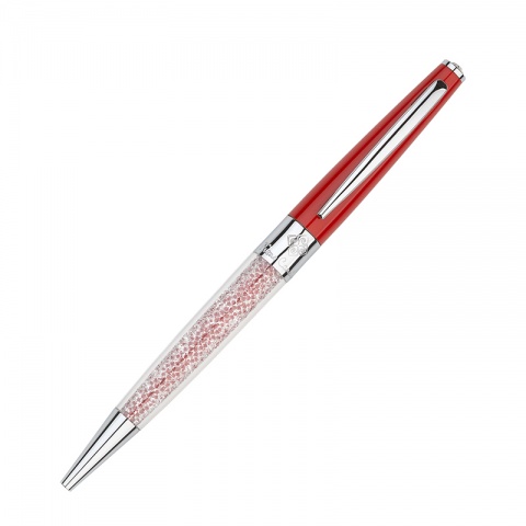 Химикалка Pierre Cardin колекция Crystal - червена, PCT10