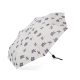 Дамски бял чадър с орхидея - Pierre Cardin