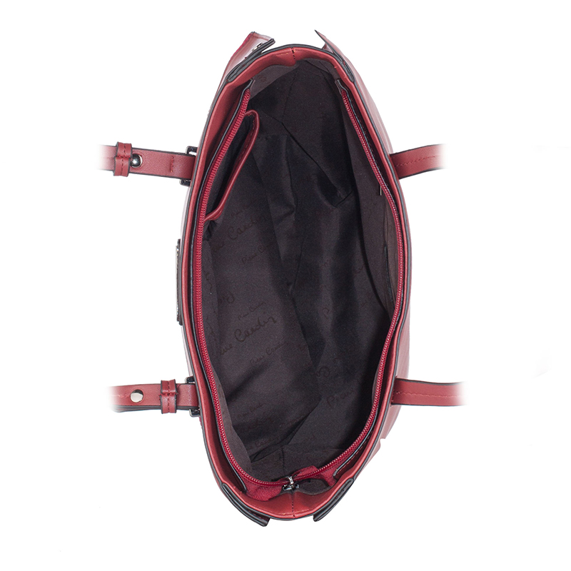 Чанта цвят бордо - еко кожа Pierre Cardin