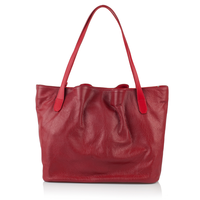 Дамска керемиденочервена чанта