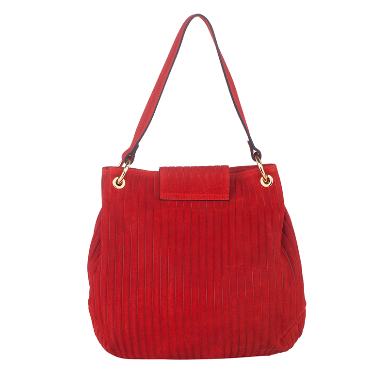Дамска червена чанта Pierre Cardin