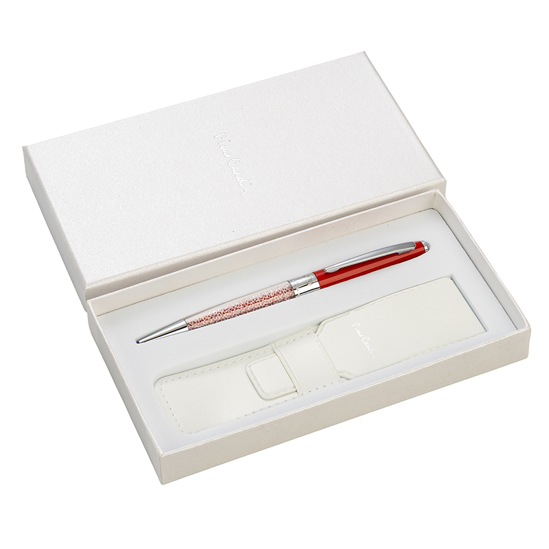 Химикалка Pierre Cardin колекция Crystal - червена, PCT10